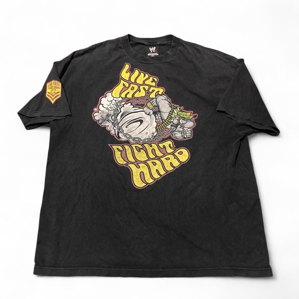 Vintage WWE John Cena Live Fast Fight Hard tee chain gang y2k XXL/24.25